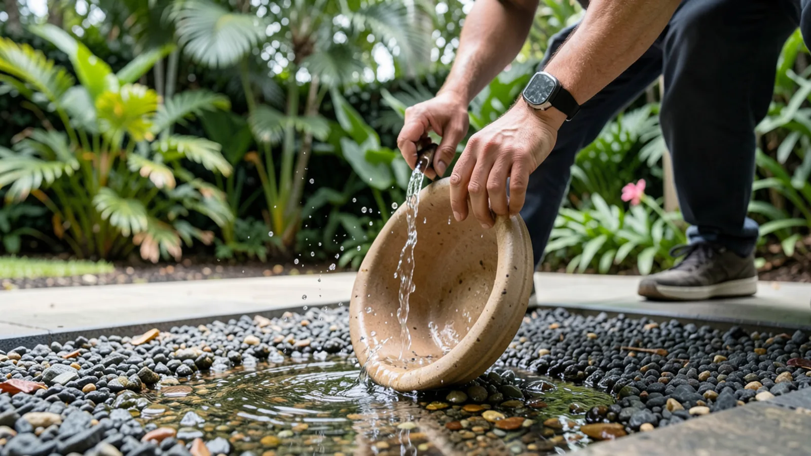 Seasonal backyard mosquito source reduction checklist