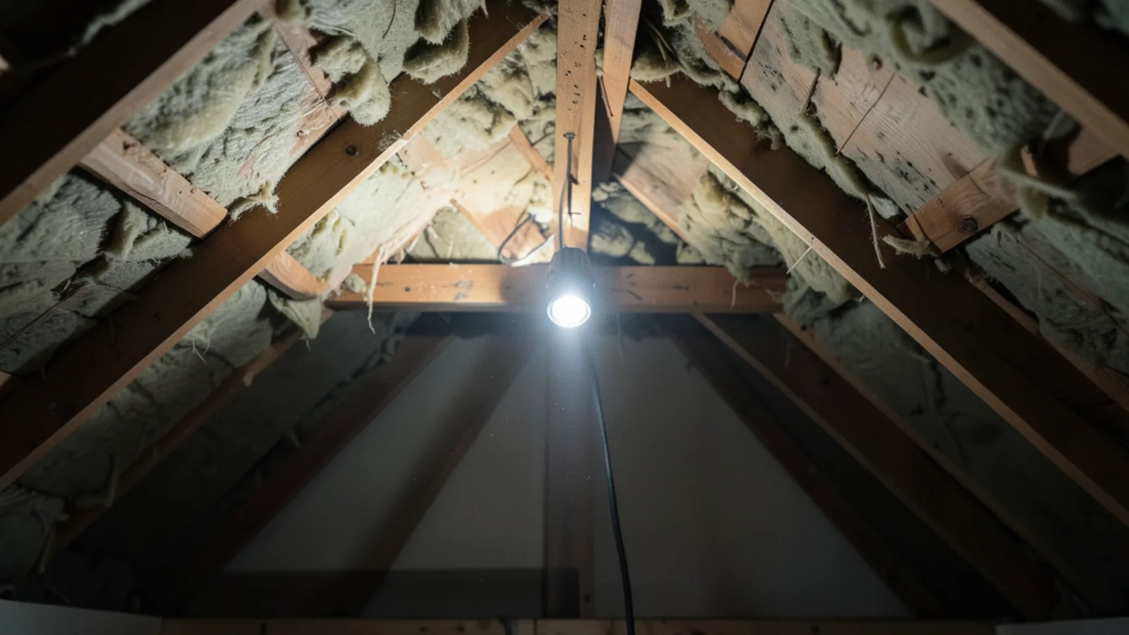 Roof rat entry points in Florida home attic and roofline