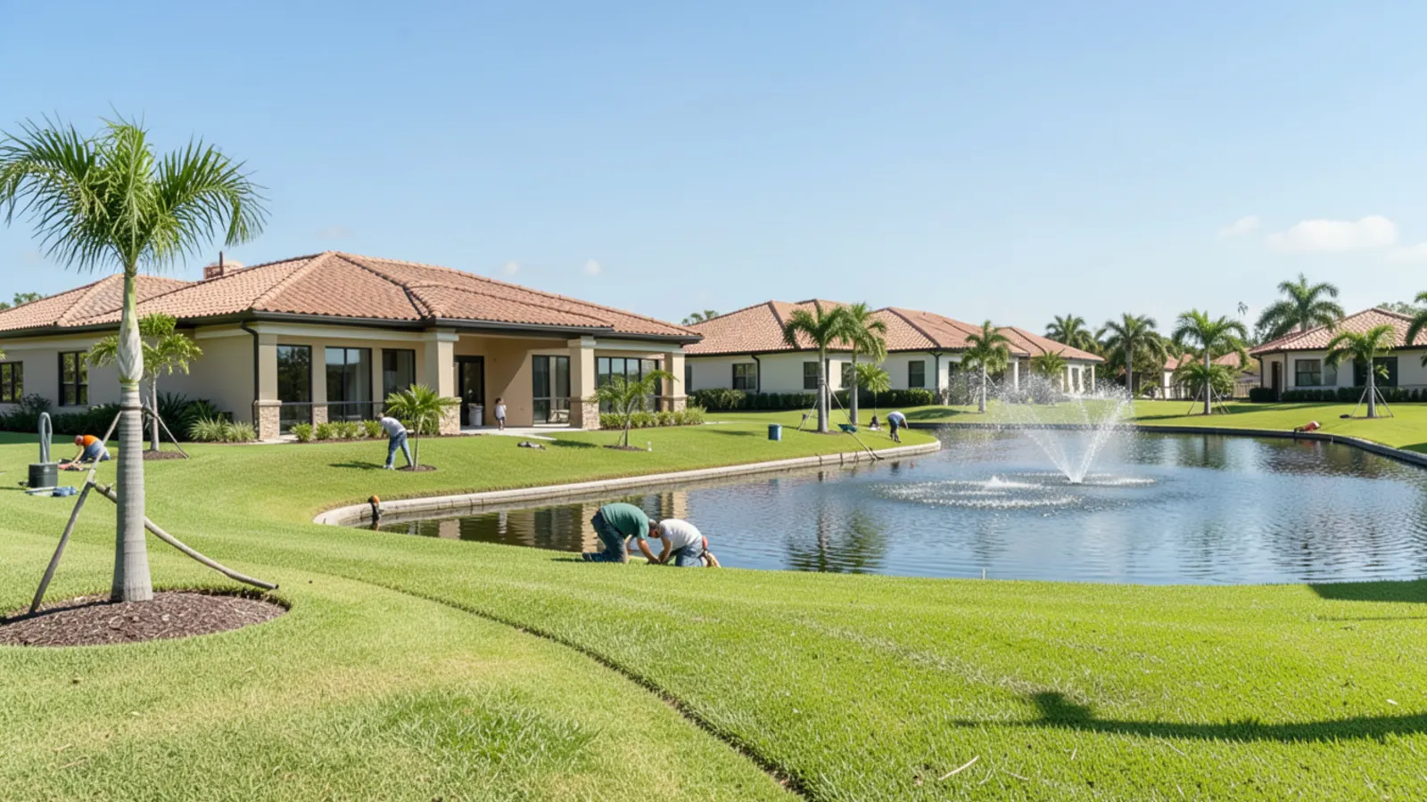 Pest control in Riverview FL for subdivision homes and retention ponds